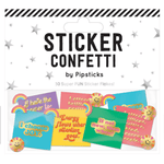 Think Positive Sticker Confetti, Shopsweetluluss
