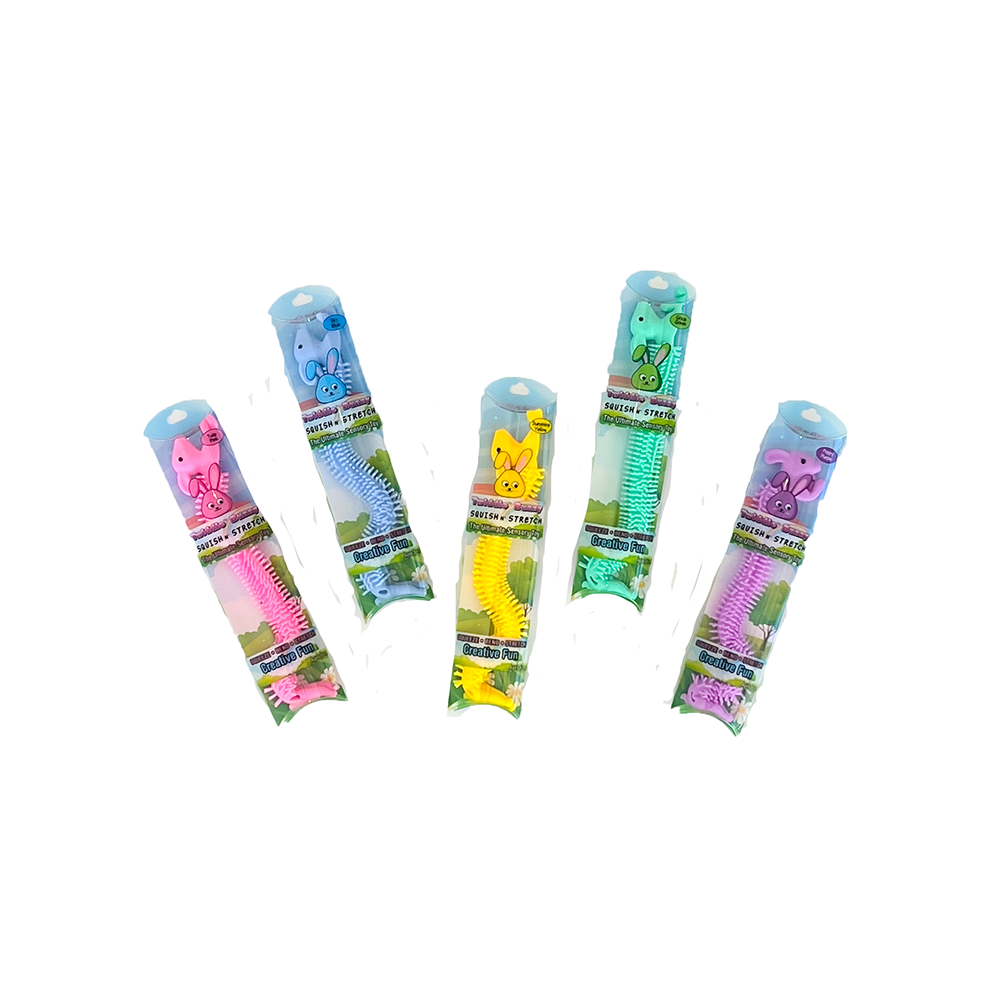 Twiddle Squish n' Stretch Bunny - 5 Color Options, Shopsweetluluss