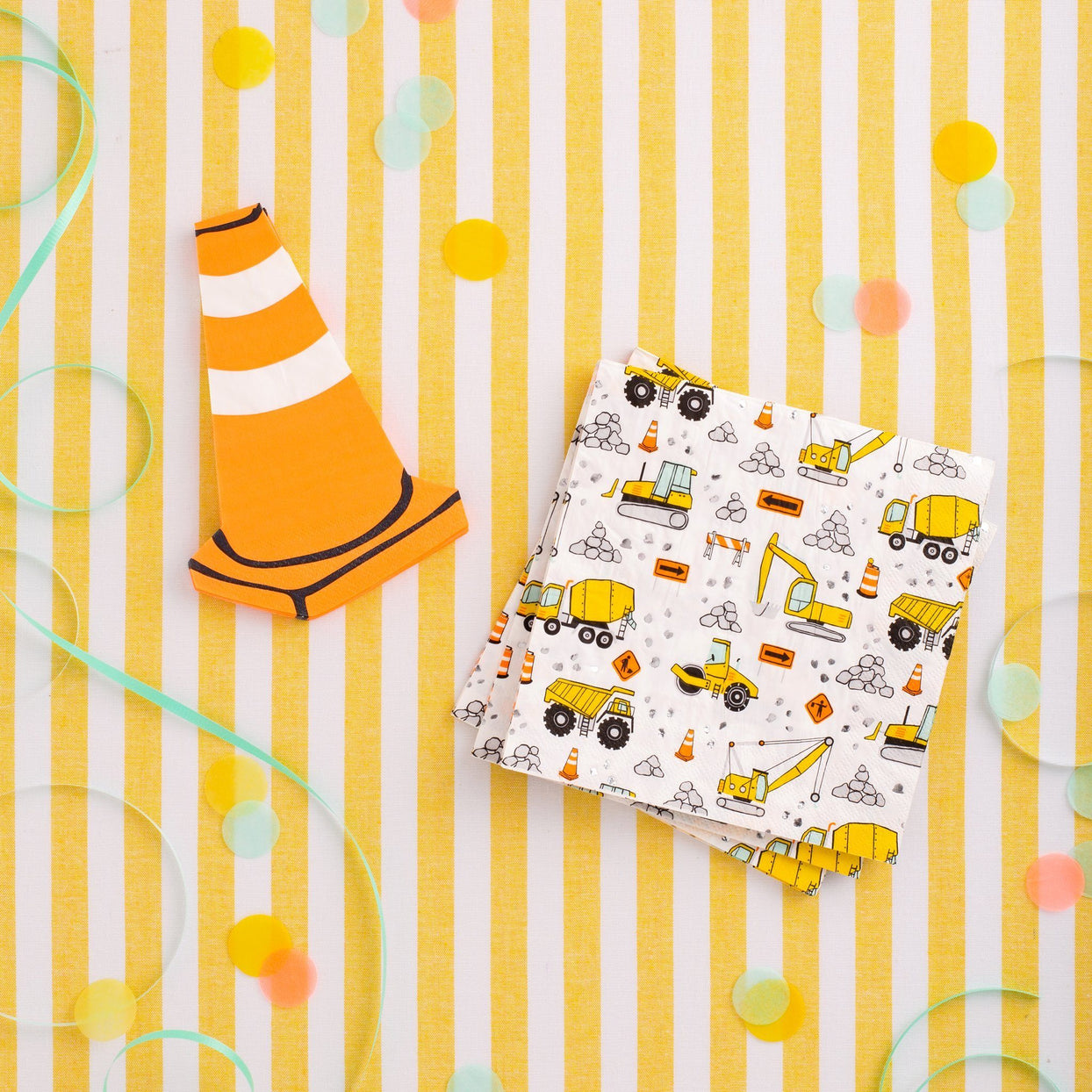 Under Construction Petite Napkins, Shopsweetluluss