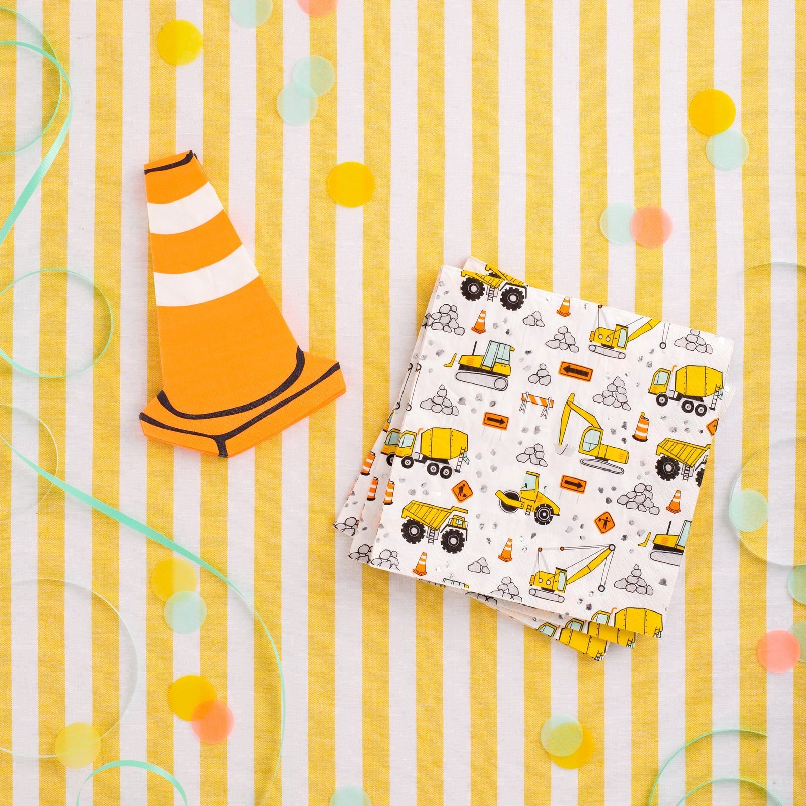 Under Construction Petite Napkins, Shopsweetluluss