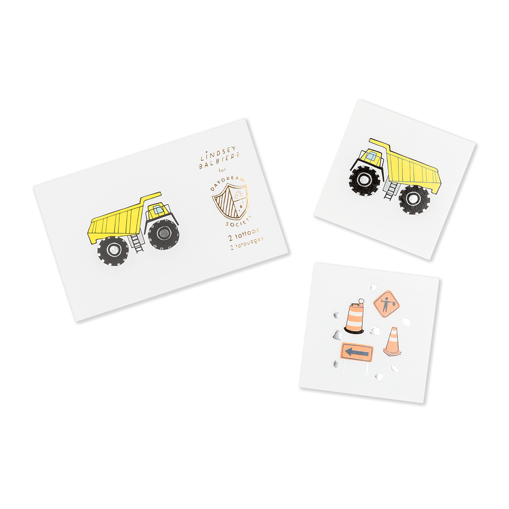 Under Construction Temporary Tattoos, Shopsweetluluss