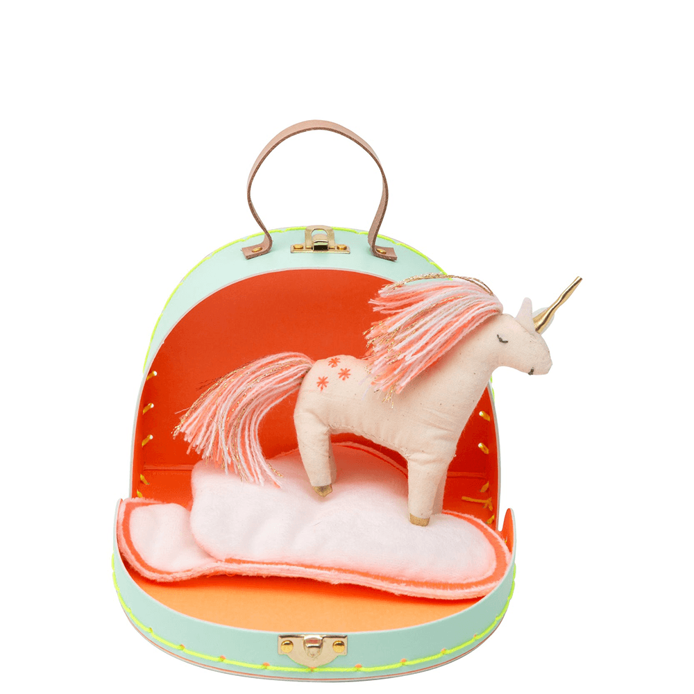 Unicorn Mini Suitcase Doll, Shopsweetluluss