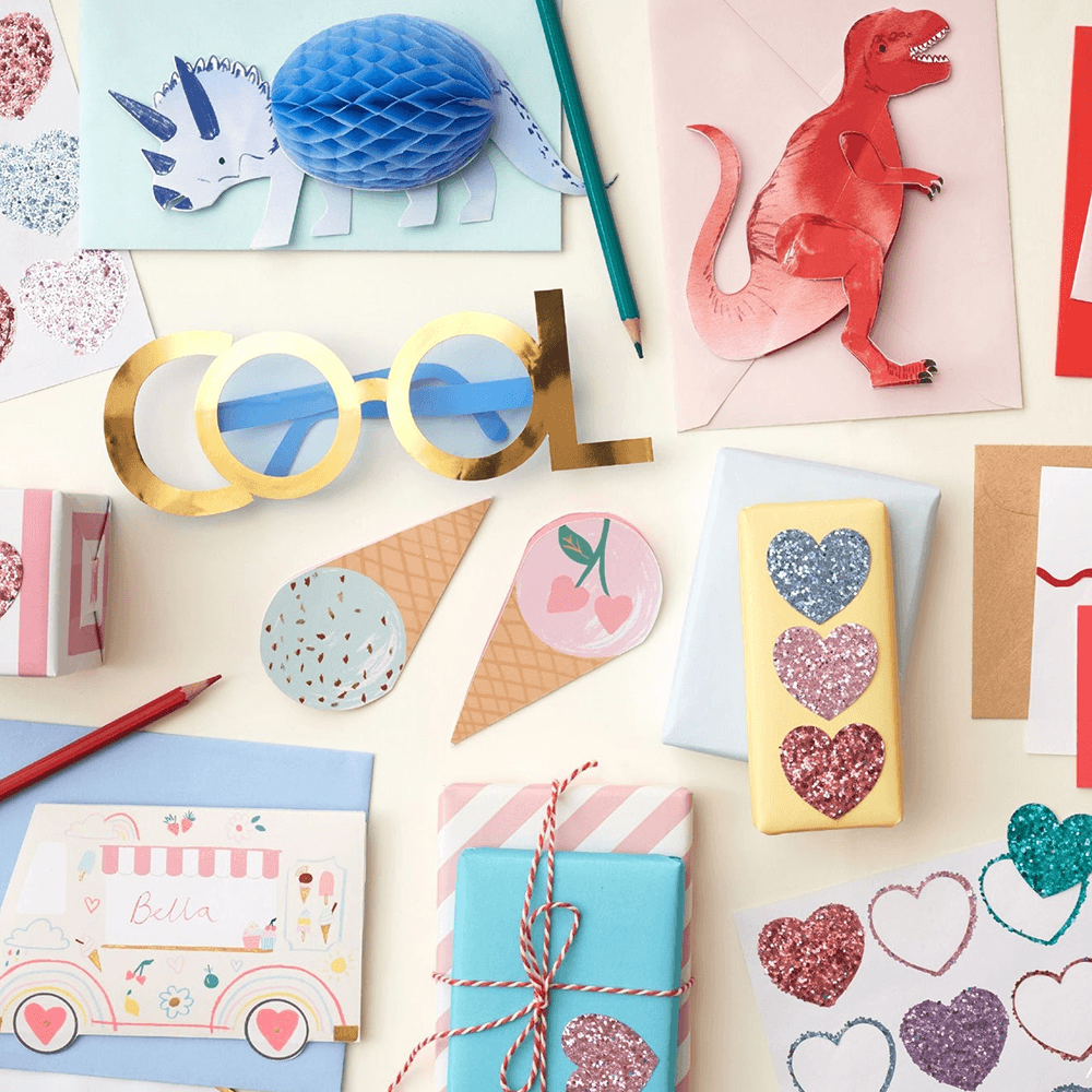Dinosaur Valentine Card Set, Shopsweetluluss