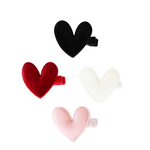 Velvet Heart Hair Clip - 4 Color Options, ShopsweetlulussVelvet Heart Hair Clip - 4 Color Options, Shopsweetluluss