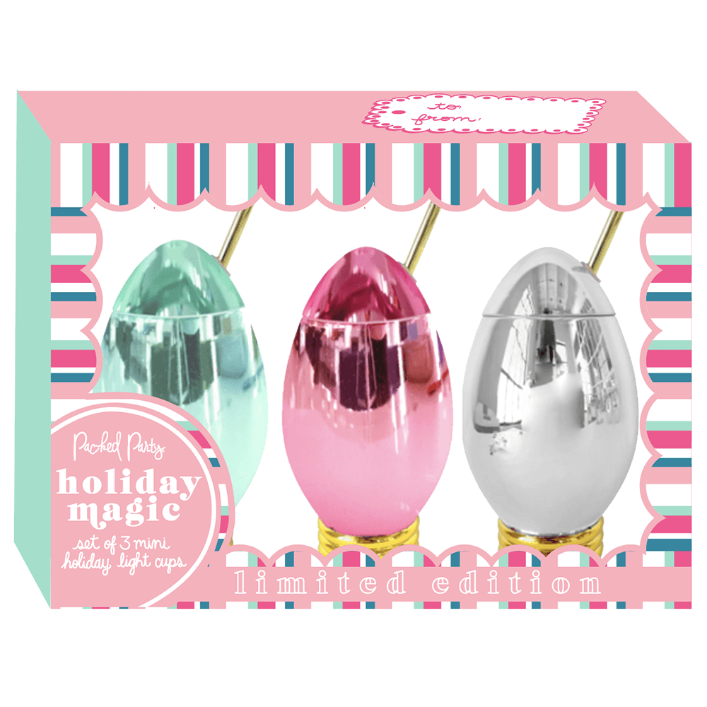 Vintage Holiday Light Cup Set, Shopsweetluluss