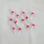 Vintage Style Rosette Cupcake Picks - 2 Color Options, Shopsweetluluss