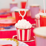 Vintage Style Valentine's Day Cupcake Picks - 2 Style Options, Shopsweetluluss