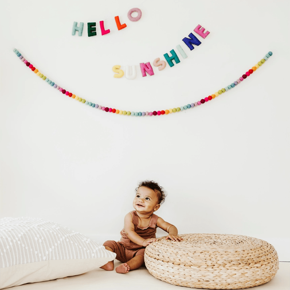 Whimsy Rainbow Garland, Shopsweetluluss