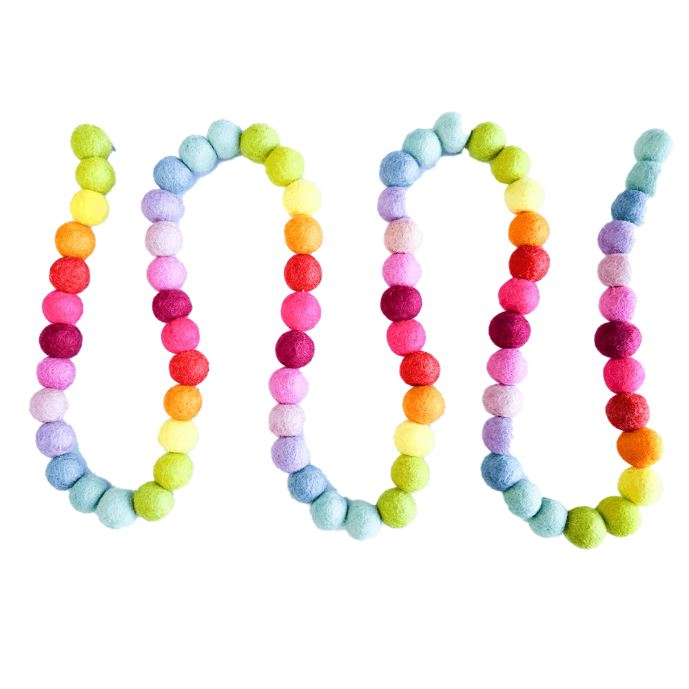 Whimsy Rainbow Garland, Shopsweetluluss