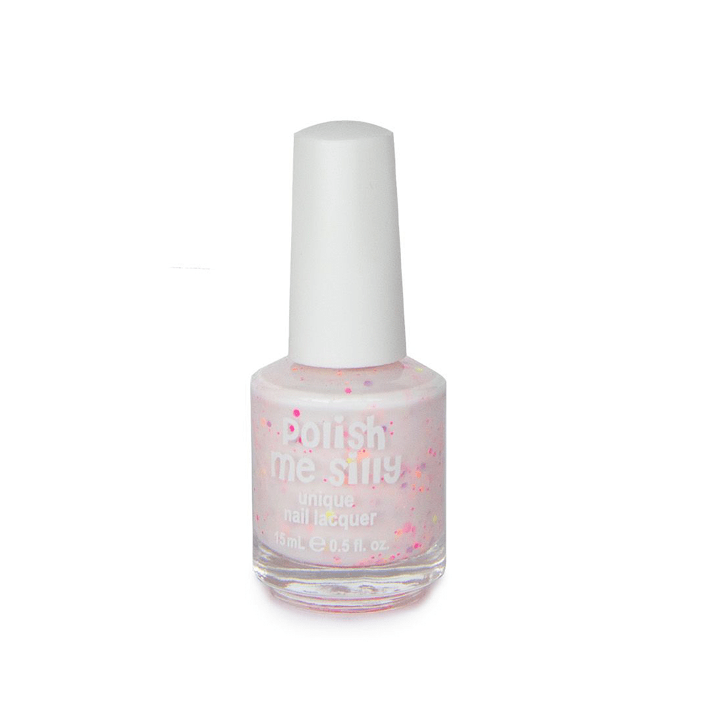 White Neon Glitter Nail Polish - Girl Talk, Shopsweetluluss