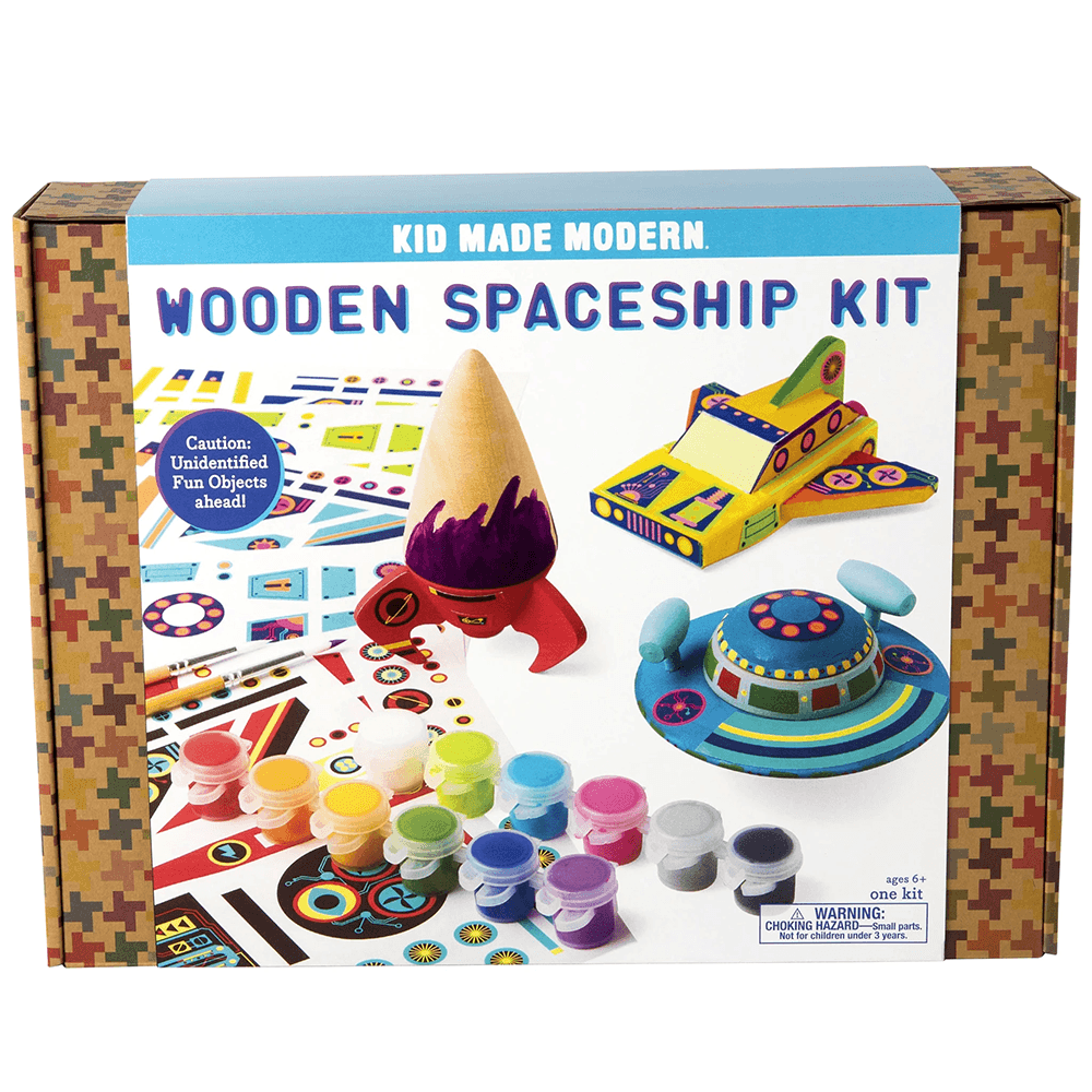 Wooden Spaceship Kit, Shopsweetluluss