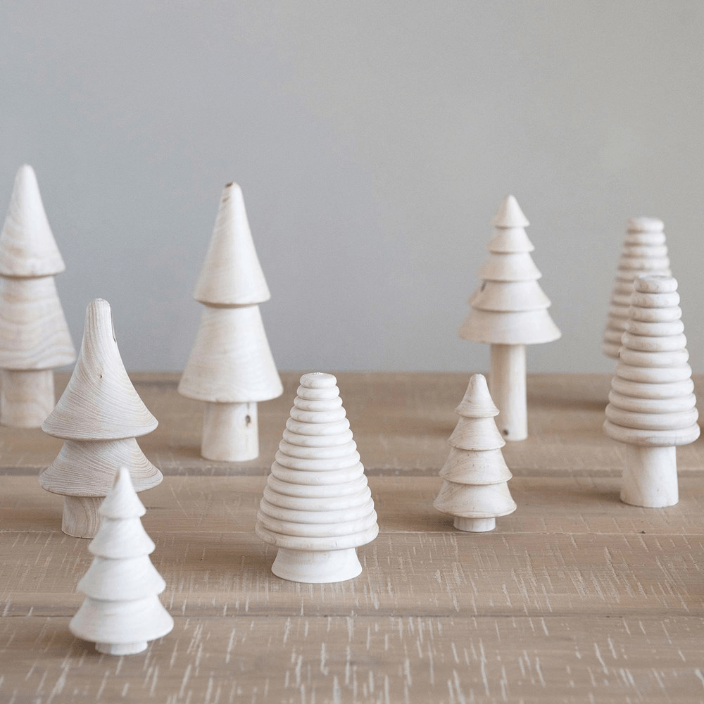 Wooden Trees - Set of 6, Shopsweetluluss