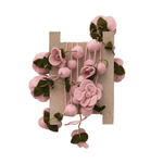 Wool Felt Flower Garland, Shopsweetluluss