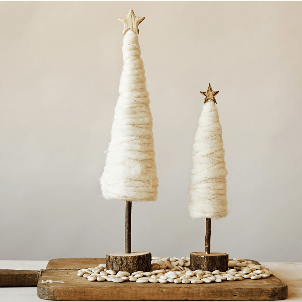 Wool Tree, White - 2 Size Options, Shopsweetluluss