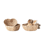 Woven Heart Shaped Baskets, Shopsweetluluss