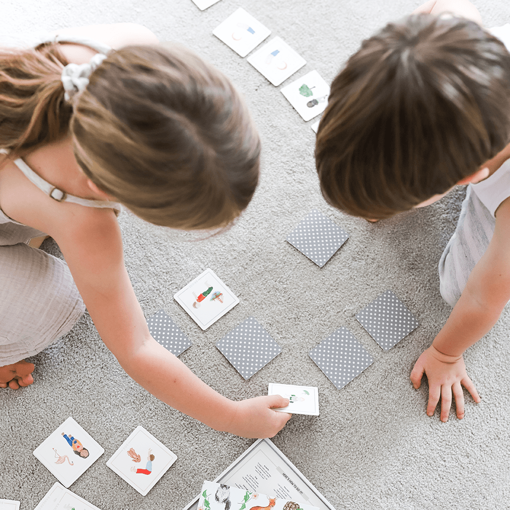Yoga Memory Game, Shopsweetluluss