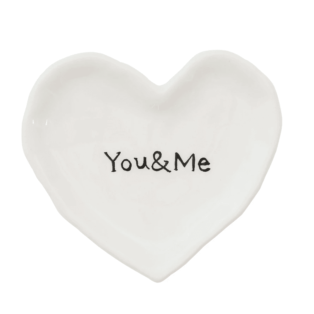 You & Me Heart Dish, Shopsweetluluss