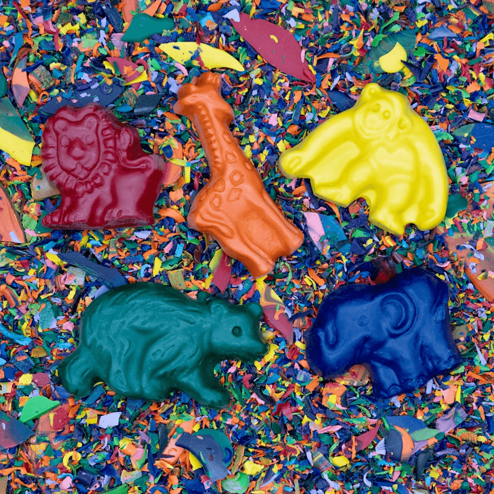 Zoo Animals Eco Crayons - 2 Color Options, Shopsweetluluss