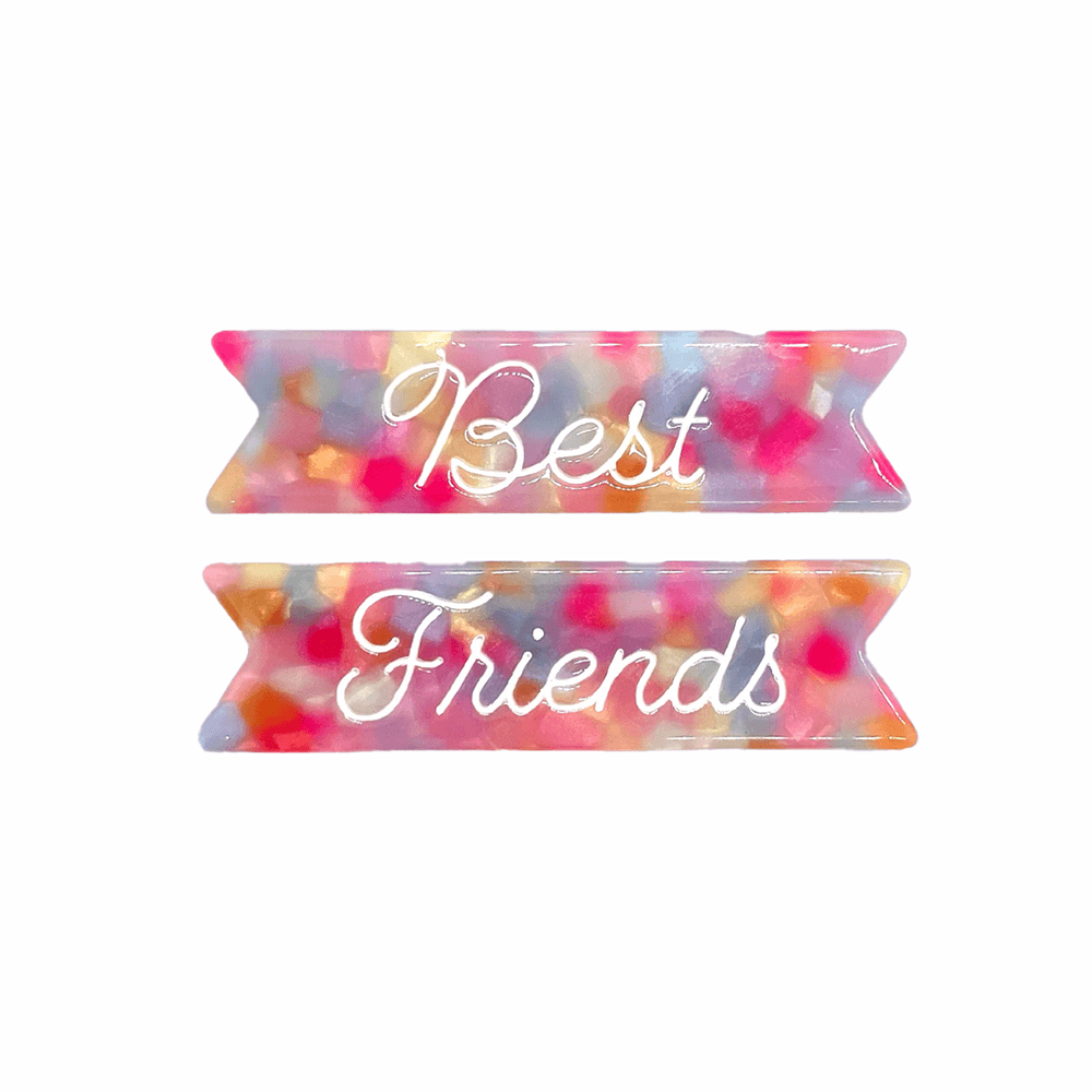 "Best Friends" Hair Clips, Shopsweetluluss