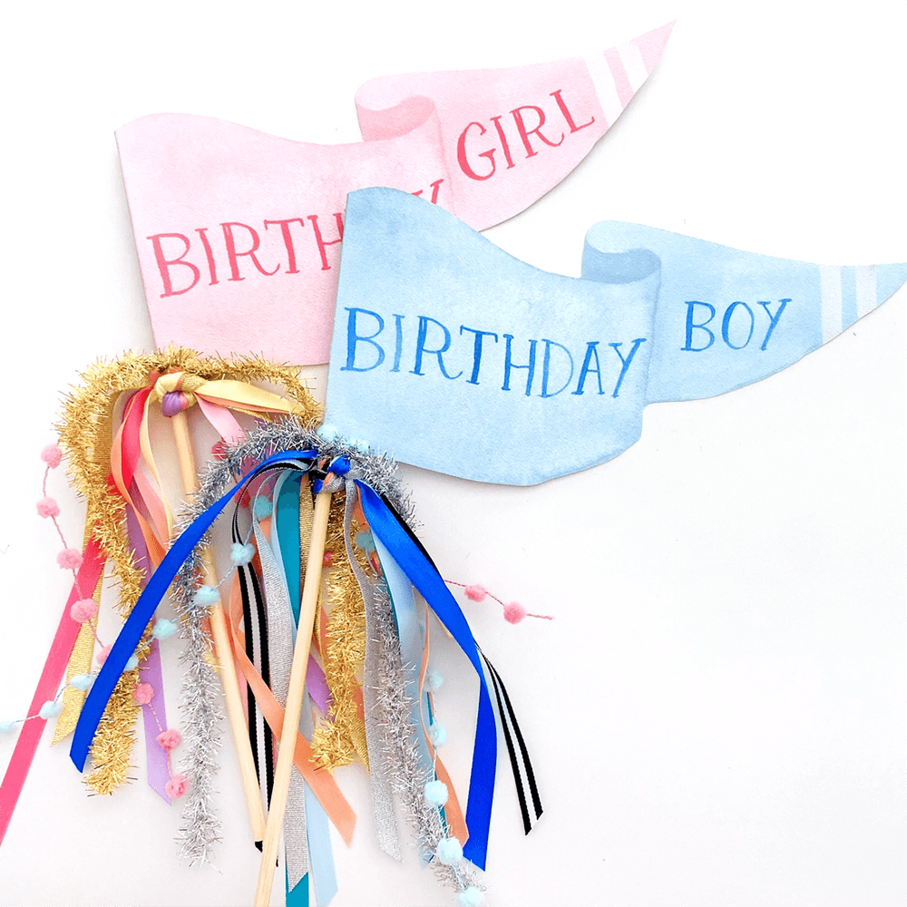 "Birthday Boy" Party Pennant, Shopsweetluluss