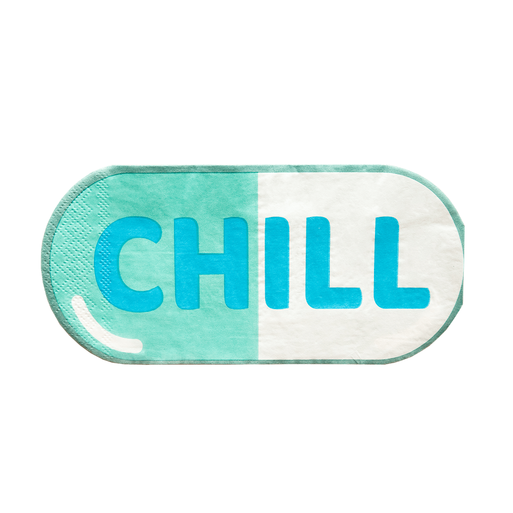 "Chill" Pill Guest Napkins, Shopsweetluluss