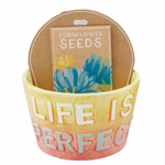 "Life is Perfect" Planter Set, Shopsweetluluss