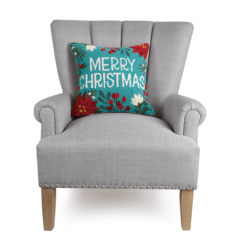 "Merry Christmas" Hook Pillow, Shopsweetluluss