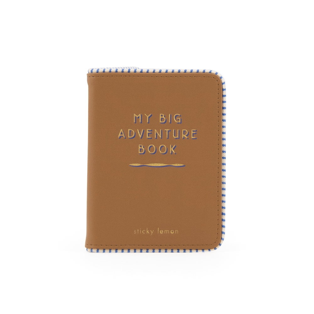 "My Big Adventure Book" Passport Holder - Sugar Brown, Shopsweetluluss
