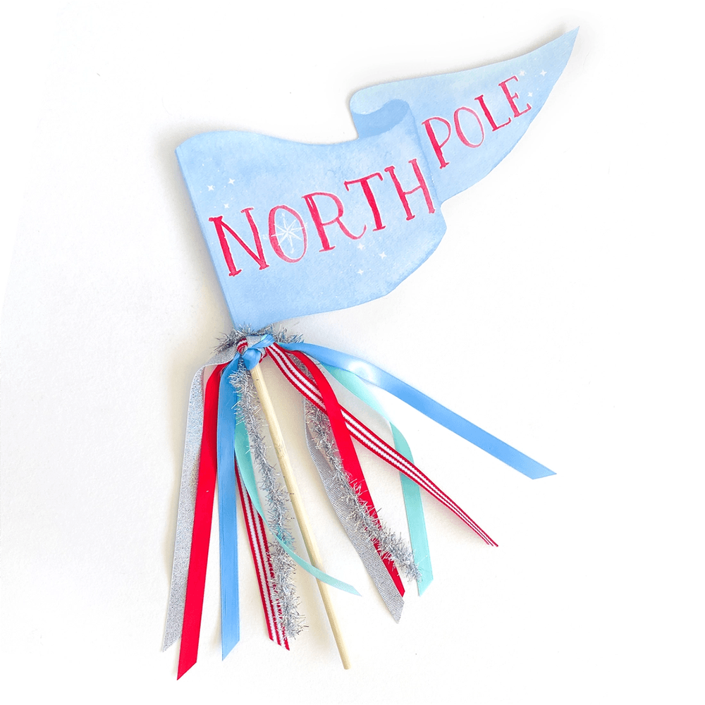 "North Pole" Party Pennant, Shopsweetluluss