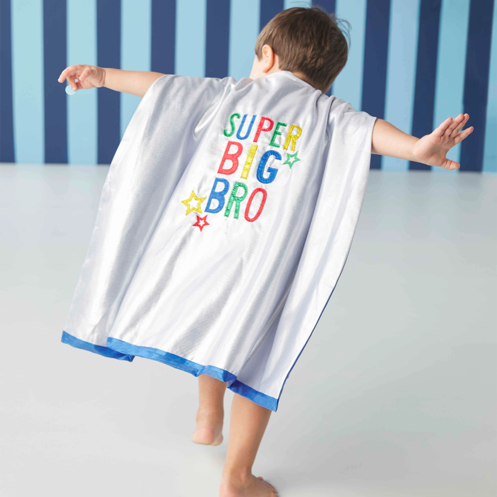 "Super Big Bro" Cape & Button Set, Shopsweetluluss