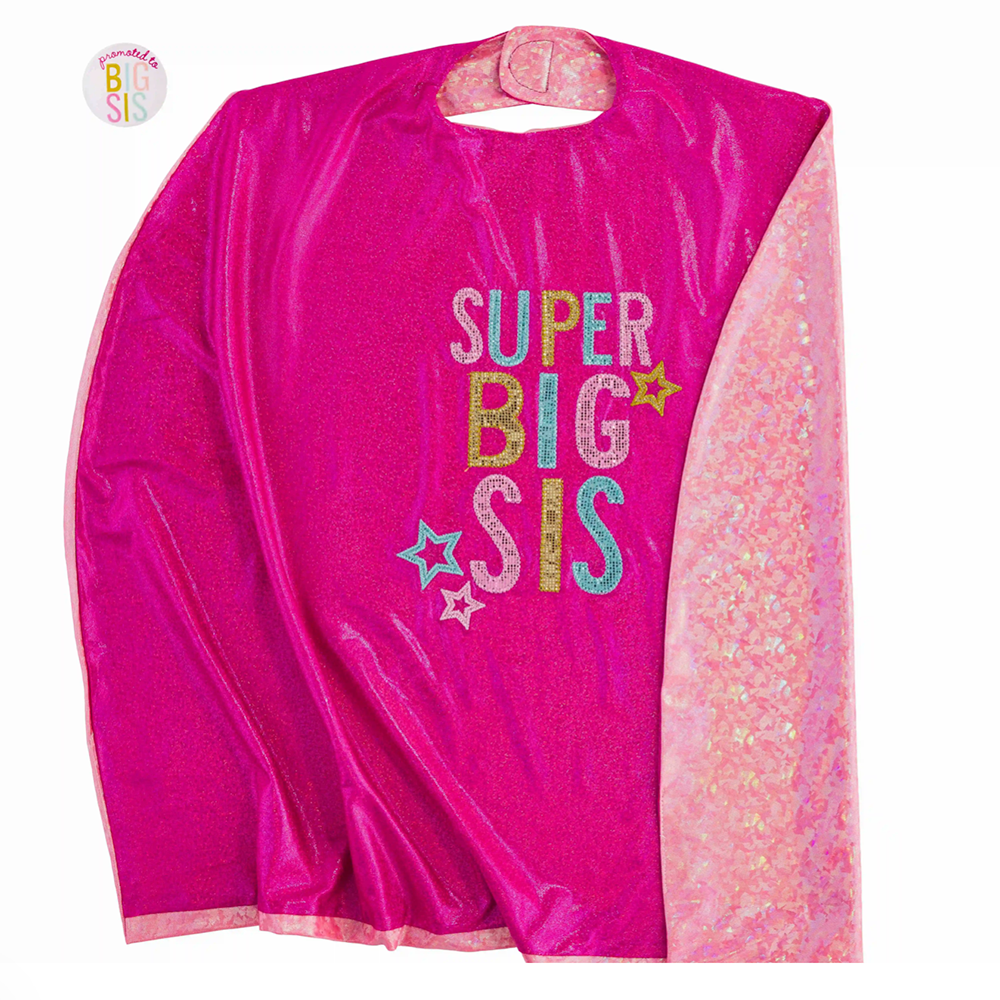 "Super Big Sis" Cape & Button Set, Shopsweetluluss