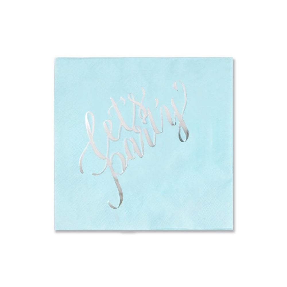 "Let's Party" Cocktail Napkins, Shopsweetluluss