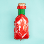 "Spicy" Bottle Mylar Balloons, Packaged from Jollity & Co