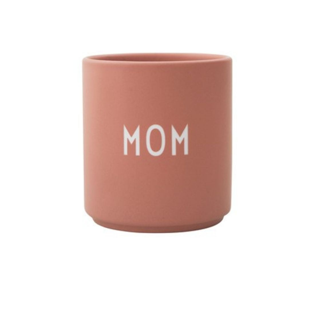 "Mom/Love" Porcelain Mug