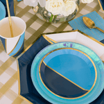 Posh Bubble Mint Round Plates - 2 Size Options