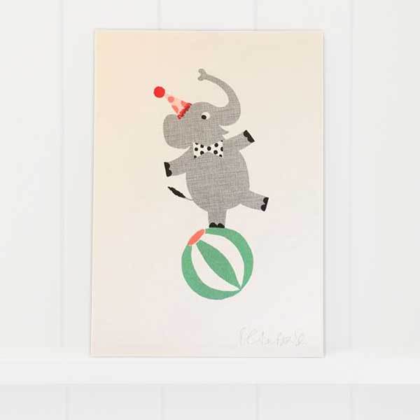 Art Print - Elly on Ball