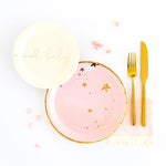 My Mind's Eye Baby Pink Star Plates