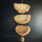Natural Raffia Parade Mobile by FLOC