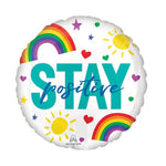 17" Stay Positive Balloon