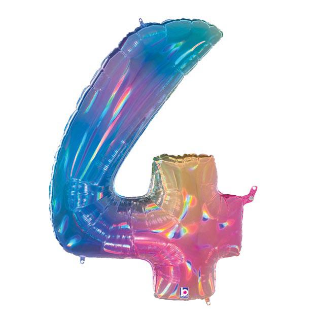 40" Opal Holographic MegaLoon, 4