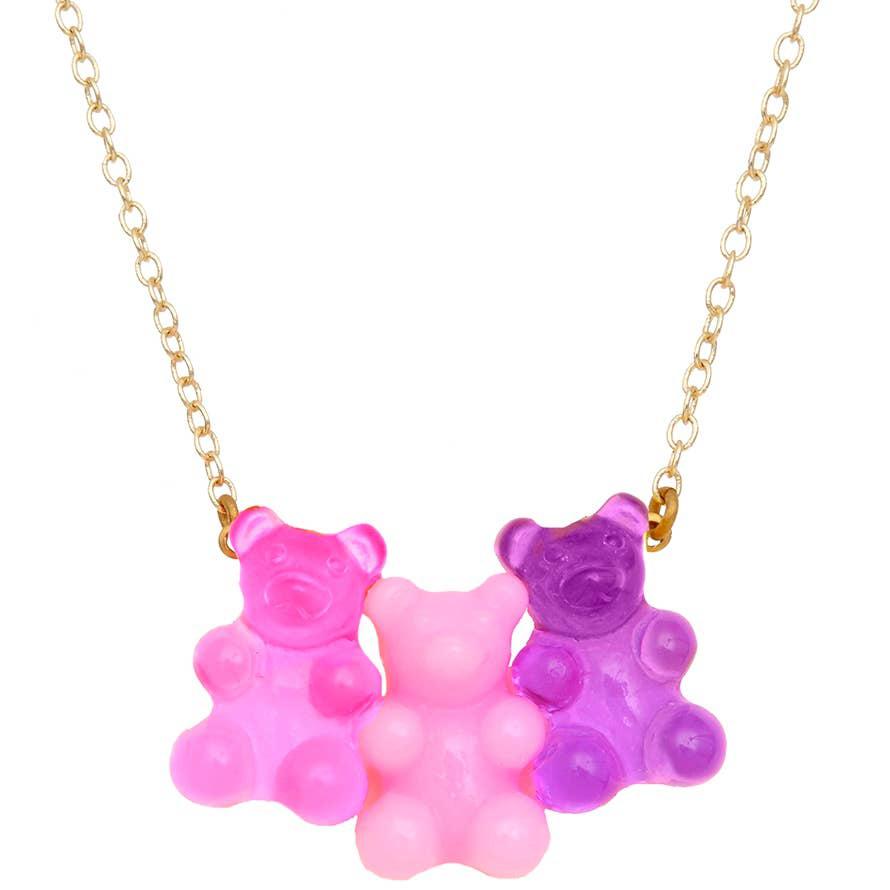 Bubblegum Gummy Bear Necklace