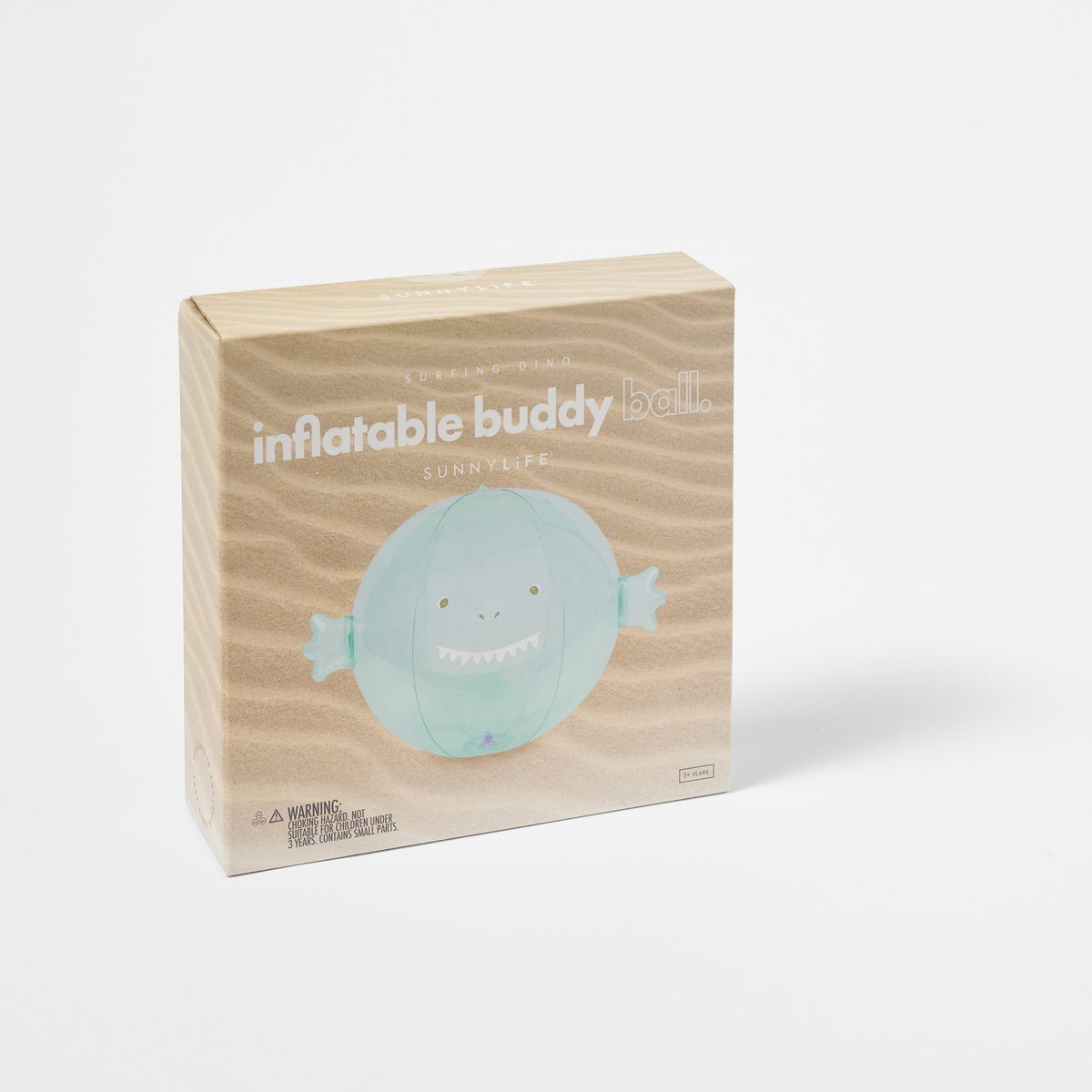SunnyLife Inflatable Buddy Ball Surfing Dino- Ice Mint