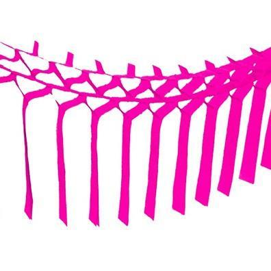 Tissue Streamer Garland, Magenta - Shopsweetluluss