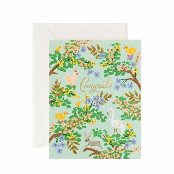 Congrats Forest Greeting Card
