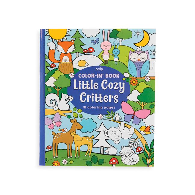 Color-in' Book: Little Cozy Critters
