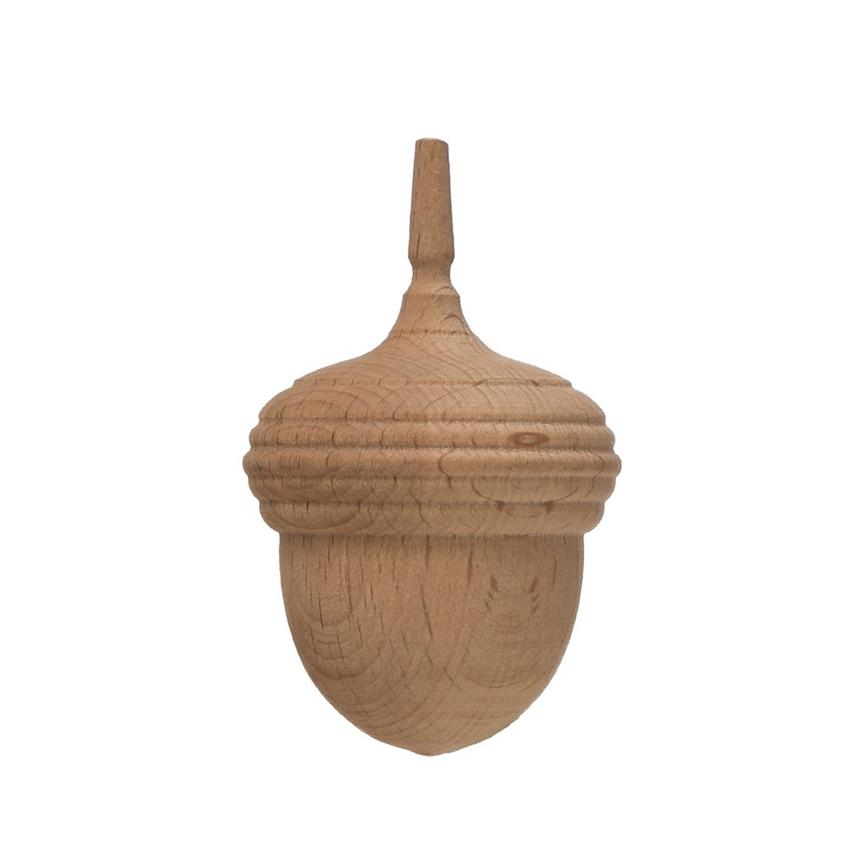 Paulownia Wood Acorn, Natural