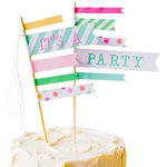 'It's a Party' Cake Topper - Shopsweetluluss