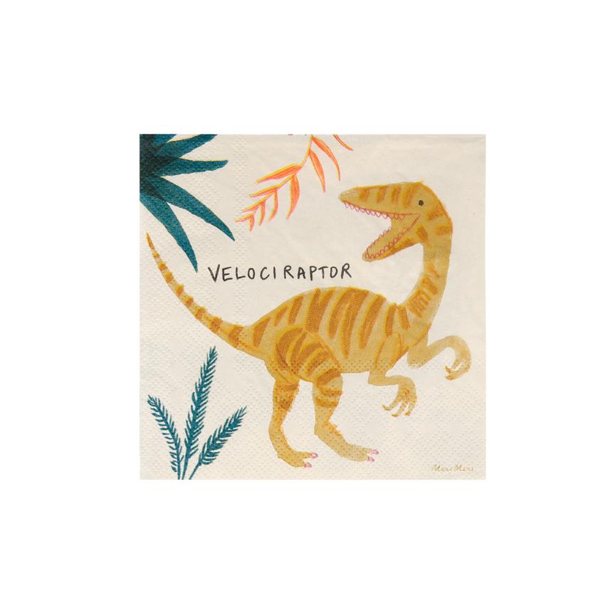 Dinosaur Kingdom Small Napkins, Shopsweetluluss