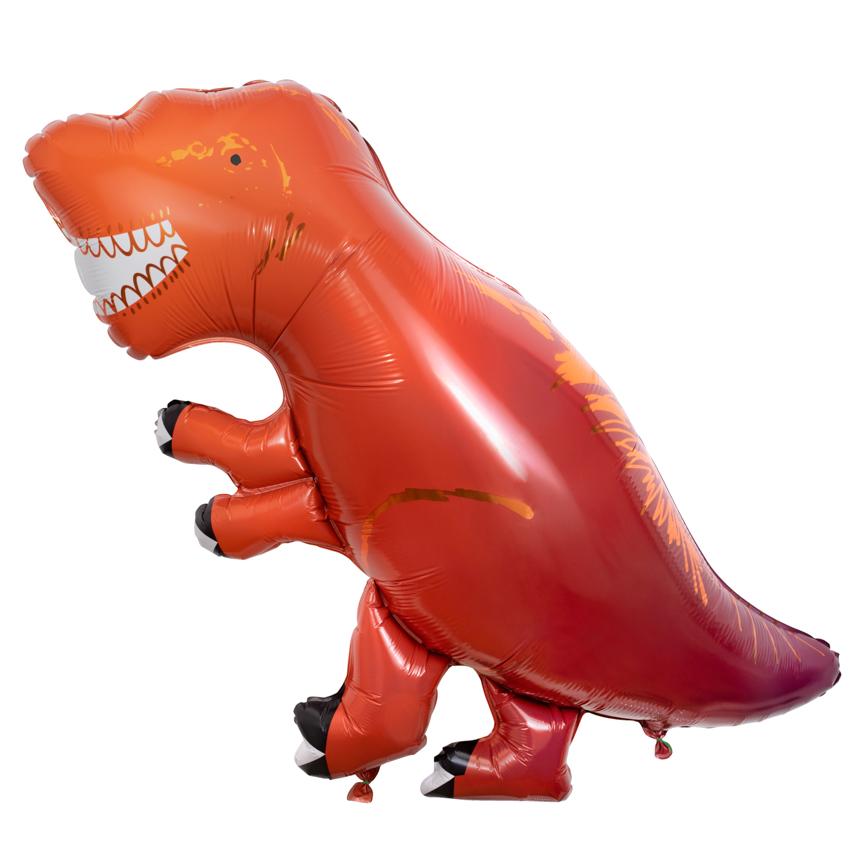 Meri Meri T-Rex Foil Balloon in Red