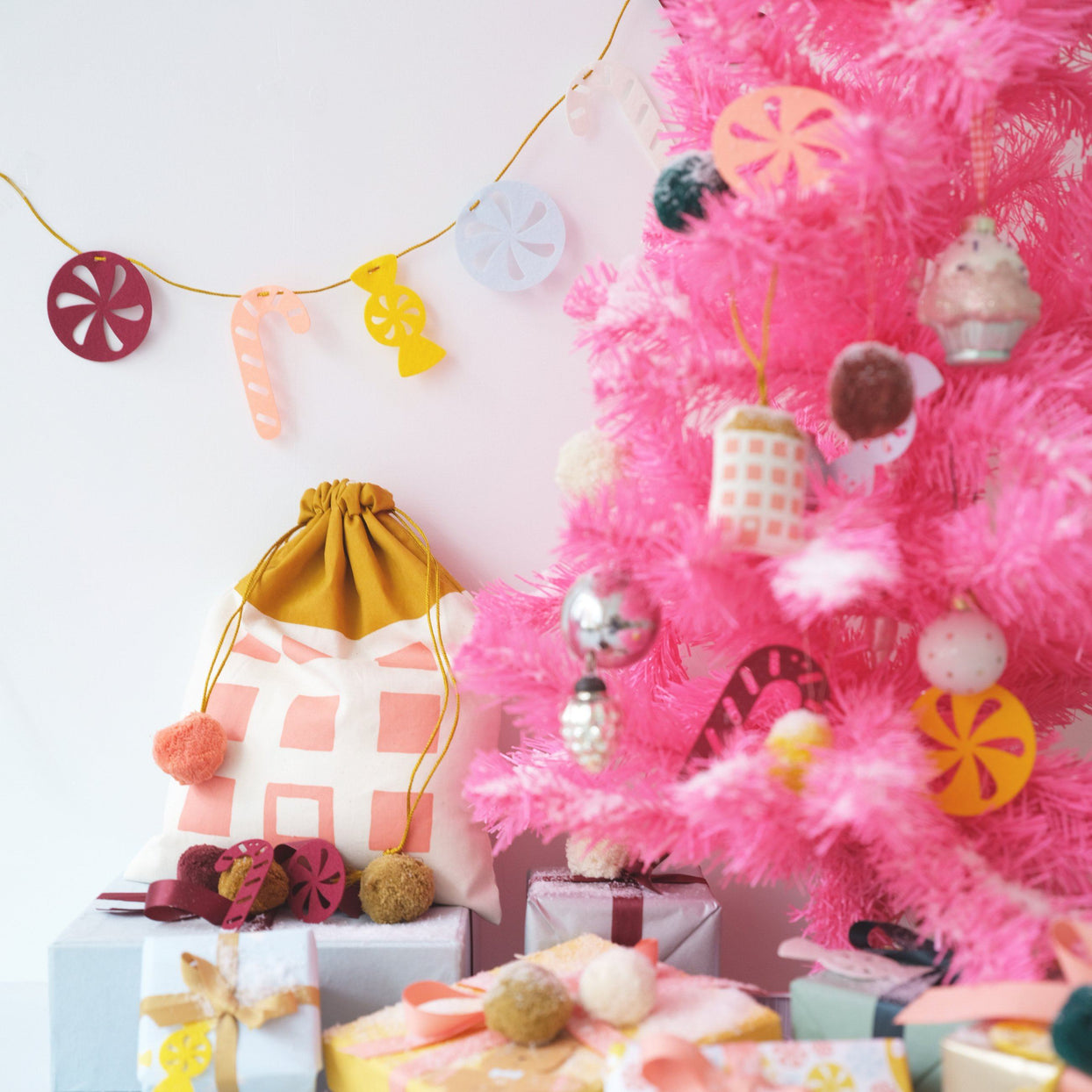 DIY Felt Garland Kit, Sweets